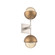 Cabochon Double Sconce (1289|IDB0093-02-BS-A-L3-NB)
