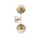 Cabochon Double Sconce (1289|IDB0093-02-BS-A-L3-GB)