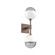 Cabochon Double Sconce (1289|IDB0093-02-BB-S-L1-WI)
