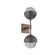 Cabochon Double Sconce (1289|IDB0093-02-BB-S-L1-GP)