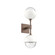 Cabochon Double Sconce (1289|IDB0093-02-BB-C-L1-WI)