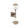 Cabochon Double Sconce (1289|IDB0093-02-BB-B-L3-WI)