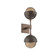 Cabochon Double Sconce (1289|IDB0093-02-BB-B-L3-FB)