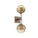 Cabochon Double Sconce (1289|IDB0093-02-BB-A-L3-GB)