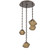 Mesa Round Chain 3pc Multi-Pendant (1289|CNB0089-03-FB-B-CH1-L3)