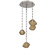 Mesa Round Chain 3pc Multi-Pendant (1289|CNB0089-03-BS-B-CH3-L3)