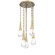 Raindrop Round Chain 5pc Multi-Pendant (1289|CNB0078-05-GB-C-CH2-L3)
