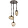 Cosmos Round 3pc Multi-Pendant Chain (LED) (1289|CNB0069-03-FB-FB-CH3-L1)