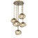 Nova Round 5pc Multi-Pendant Chain (LED) (1289|CNB0068-05-GB-FB-CH2-L3)