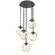 Aster Round 5pc Multi-Pendant Chain (LED) (1289|CNB0066-05-MB-FA-CH1-L3)