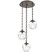 Aster Round 3pc Multi-Pendant Chain (LED) (1289|CNB0066-03-FB-GC-CH1-L3)