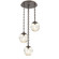 Aster Round 3pc Multi-Pendant Chain (LED) (1289|CNB0066-03-FB-GA-CH2-L3)