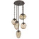 Cosmos Round 5pc Multi-Pendant Chain (Bulb) (1289|CNB0065-05-FB-B-CH1-E2)