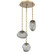 Cosmos Round 3pc Multi-Pendant with Chain (Bulb) (1289|CNB0065-03-GB-S-CH1-E2)