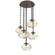 Nova Round 5pc Multi-Pendant with Chain (Bulb) (1289|CNB0064-05-FB-A-CH2-E2)