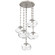 Nova Round 5pc Multi-Pendant with Chain (Bulb) (1289|CNB0064-05-BS-C-CH3-E2)