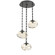 Nova Round 3pc Multi-Pendant with Chain (Bulb) (1289|CNB0064-03-MB-A-CH3-E2)
