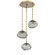 Nova Round 3pc Multi-Pendant with Chain (Bulb) (1289|CNB0064-03-GB-S-CH1-E2)