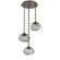 Nova Round 3pc Multi-Pendant Chain (Bulb) (1289|CNB0064-03-FB-S-CH3-E2)