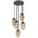 Meteo Round 5pc Multi-Pendant Chain (Bulb) (1289|CNB0063-05-MB-B-CH1-E2)