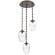 Meteo Round 3pc Multi-Pendant Chain (Bulb) (1289|CNB0063-03-FB-C-CH3-E2)