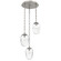 Meteo Round 3pc Multi-Pendant Chain (Bulb) (1289|CNB0063-03-BS-C-CH1-E2)
