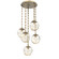 Aster Round 5pc Multi-Pendant with Chain (Bulb) (1289|CNB0062-05-GB-A-CH3-E2)