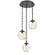 Aster Round 3pc Multi-Pendant with Chain (Bulb) (1289|CNB0062-03-MB-A-CH1-E2)