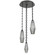 Aalto Round 3pc Multi-Pendant Chain (1289|CNB0049-03-MB-RS-CH2-L1)