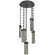 Parallel Round Chain 5pc Multi-Pendant (1289|CNB0042-05-MB-SG-CH3-L3)