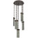 Parallel Round Chain 5pc Multi-Pendant (1289|CNB0042-05-FB-SG-CH3-L1)