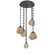 Gem Round Chain 5pc Multi-Pendant (1289|CNB0039-05-MB-B-CH3-L3)