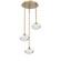 Coppa Round 3pc Multi-Pendant Chain (1289|CNB0036-03-GB-OC-CH1-E2)