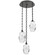 Ellisse Round 3pc Multi-Pendant Chain (1289|CNB0035-03-MB-OC-CH1-E2)
