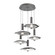 Cumulus Round 5pc Multi-Pendant (1289|CHB0099-05-GP-00-C01-L3-CG)