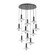Cirrus Round 11pc Multi-Pendant (1289|CHB0098-11-MB-CG-C01-L3)