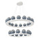 Cabochon Ring - Two-Tier (1289|CHB0093-2B-WI-S-CA1-L1-BU)