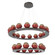 Cabochon Ring - Two-Tier (1289|CHB0093-2B-GP-B-CA1-L3-RE)