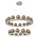 Cabochon Ring - Two-Tier (1289|CHB0093-2B-CS-B-CA1-L1-GB)