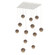 Cabochon Square 12pc Multi-Pendant (1289|CHB0093-12-WI-B-C01-L3-BB)