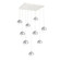 Cabochon Square 9pc Multi-Pendant (1289|CHB0093-09-WI-WL-C01-L3-CS)