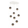 Cabochon Round 8pc Multi-Pendant (1289|CHB0093-08-WI-B-C01-L1-FB)