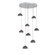 Cabochon Round 8pc Multi-Pendant (1289|CHB0093-08-CS-WL-C01-L3-GP)