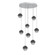 Cabochon Round 8pc Multi-Pendant (1289|CHB0093-08-CS-S-C01-L3-MB)