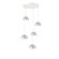Cabochon Round 5pc Multi-Pendant (1289|CHB0093-05-WI-WL-C01-L3-CS)