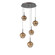 Cabochon Round 5pc Multi-Pendant (1289|CHB0093-05-GP-B-C01-L3-NB)