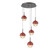 Cabochon Round 5pc Multi-Pendant (1289|CHB0093-05-GP-A-C01-L3-RE)