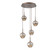 Cabochon Round 5pc Multi-Pendant (1289|CHB0093-05-BB-B-C01-L1-BS)