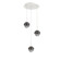 Cabochon Round 3pc Multi-Pendant (1289|CHB0093-03-WI-S-C01-L3-GP)