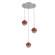 Cabochon Round 3pc Multi-Pendant (1289|CHB0093-03-CS-B-C01-L3-RE)